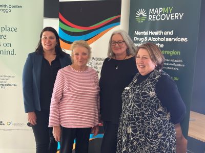 A group of Alliance members with Chair Robyn Manzie